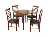 Hanover Acacia Dark Wood Dining Set